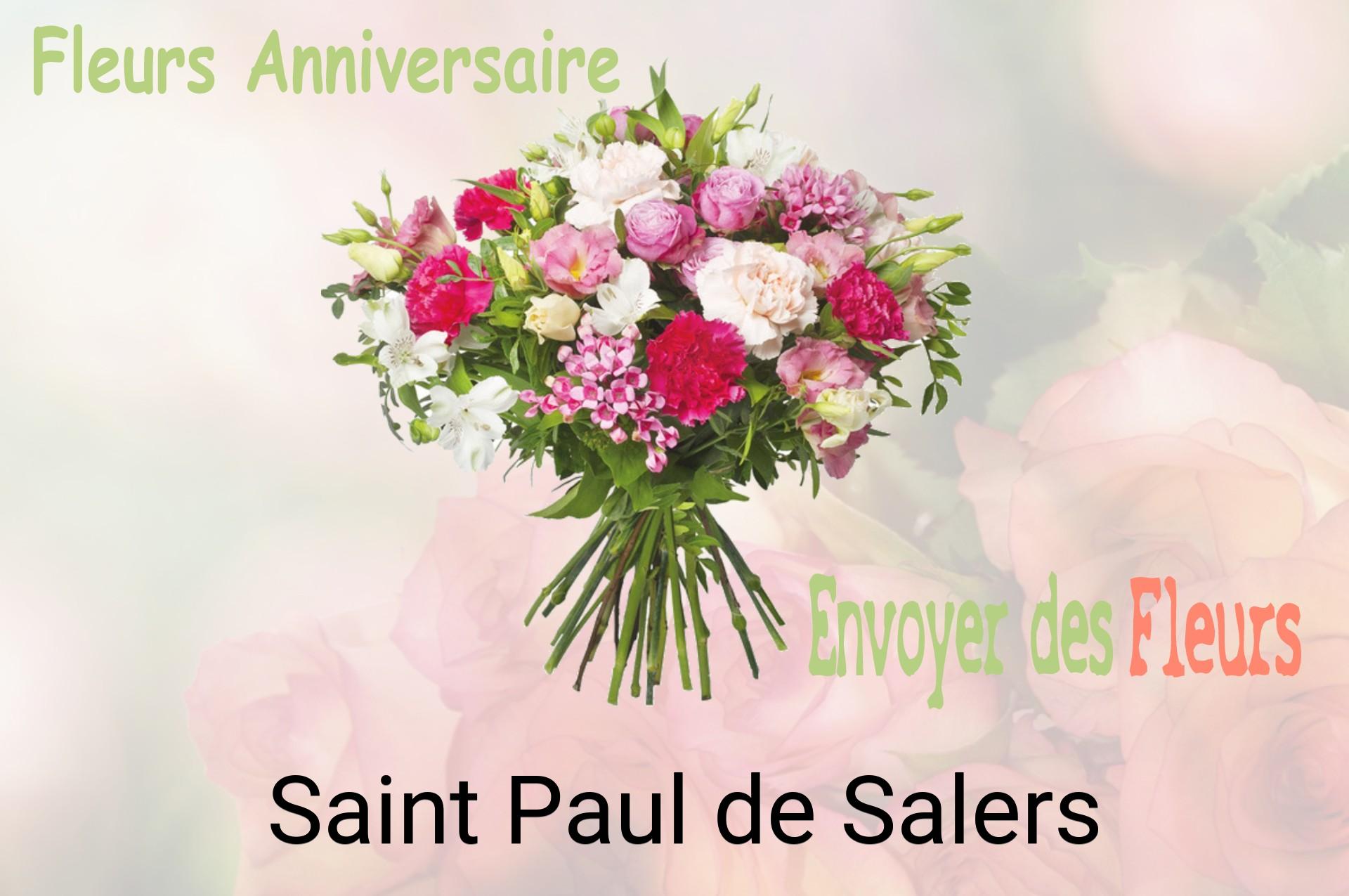 Bouquet de fleurs d’anniversaire livré à Saint-Paul-de-Salers